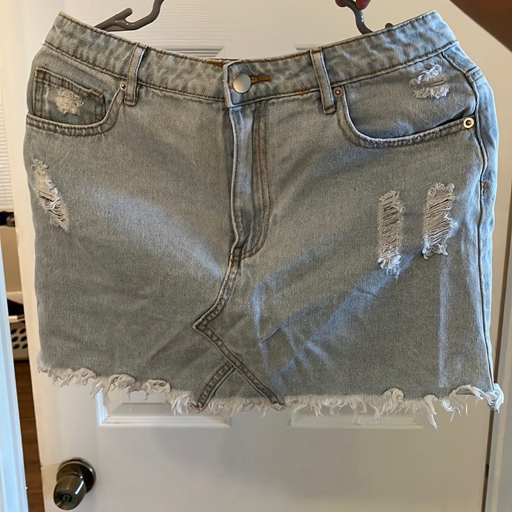 Forever 21 denim mini skirt